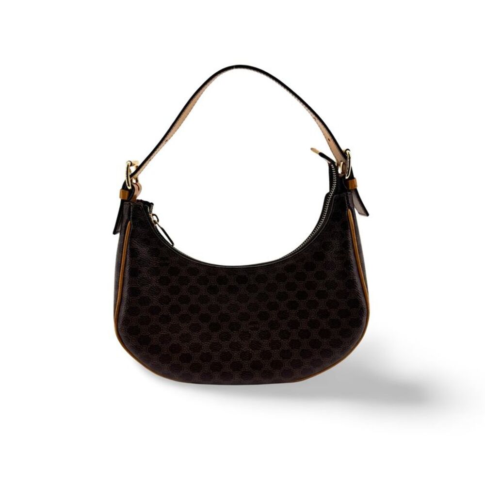 Celine Triomphe Canvas Medium Ava Bag Tan